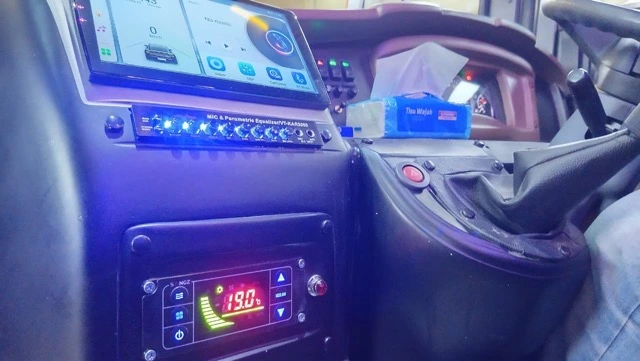 Dashboard Pengemudi Bus Atlantic Star